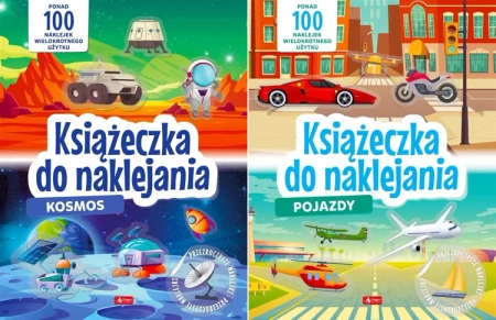 Książeczka do naklejania Kosmos+ Pojazdy PAKIET Dragon - Opracowanie zbiorowe