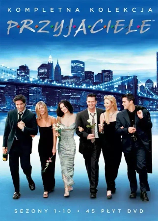Przyjaciele. Kompletna kolekcja. Sezony 1-10, 45 DVD