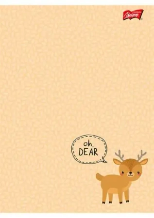 Paczka Zeszyt A5 16k 3-inia dwukolorowa woodland animals pakiet 15 sztuk - ST-Majewski