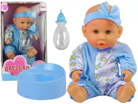 Lalka niebieska 24cm - Leantoys