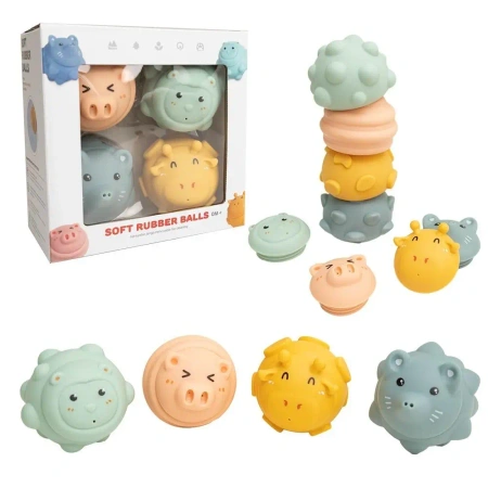 Sensoryczne piłeczki - zwierzątka - Askato