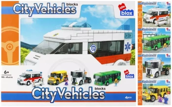 Klocki Konstrukcyjne 211-255 Elementów City Alleblox 525164