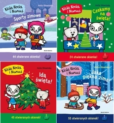 4w1 KICIA KOCIA I NUNUŚ IDĄ ŚWIĘTA CZEKAMY JAKA PIĘKNA ZIMA SPORTY ZIMOWE - Anita Głowińska