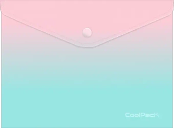 Koperta A4 na zatrzask Coolpack gradient strawber - PATIO