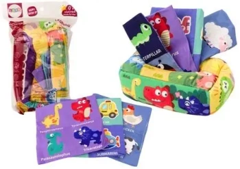 Pudełko na chusteczki miękkie szeleszczące - Leantoys