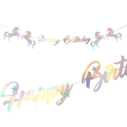 Girlanda Happy Birthday Jednorożec - Arpex