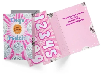 Karnet Urodziny - Kukartka