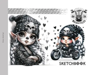 Szkicownik 200x143 24 stron 100g/m2 TW Gnomy - Fresh