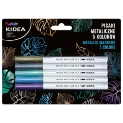 Pisaki metaliczne 5 kolorów KIDEA - DERFORM