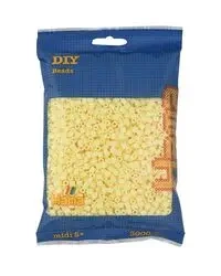 Hama Midi Koraliki w woreczku 3000 jasnożółte