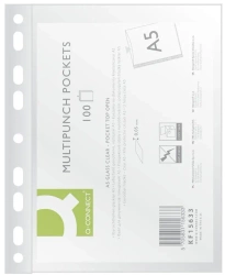 Koszulka A5 PP krystal (100szt) - Q-Connect