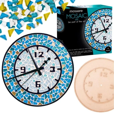 Zestaw kreatywny Mozaika - Okrągły zegar - Roter Kafer