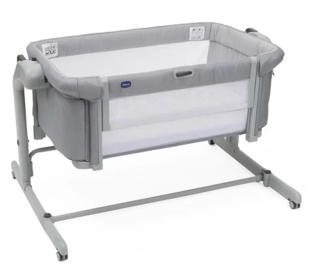 Łóżeczko Next2Me Magic Evo grey do 9kg - Chicco