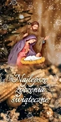 Karnet DL Boże Narodzenie - eMKa Kartki