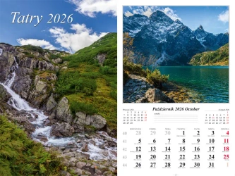 Kalendarz 2026 ścienny Tatry - praca zbiorowa