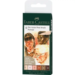 Zestaw pisaków Pitt Artist Pen 6szt - Faber Castell