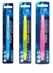 Długopis automatyczny Simple 1mm mix ASTRA - ASTRA papiernicze