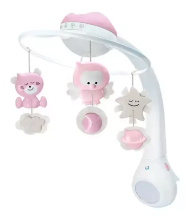 Infantino 3w1. Muzyczna karuzelka. Różowa - B-Kids