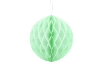 Kula bibułowa, pistacjowy, 20cm (1 op. / 1 szt.) - PartyDeco