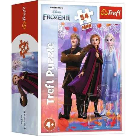 Puzzle 54 mini W świecie Anny i Elsy 3 TREFL