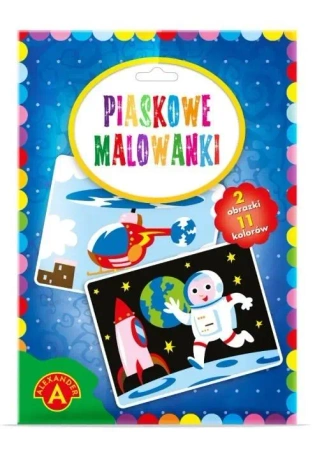 Piaskowe malowanki - Astronauta i Helikopter ALEX - Alexander