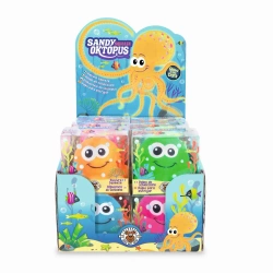 Gniotek Ośmiornica fluorescencyjna 1szt.mix - TRENDHAUS