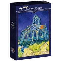 Puzzle 1000 Van Gogh, Kościół w Auvers - Bluebird Puzzle