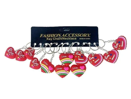 Brelok serce (12szt) - ADAR