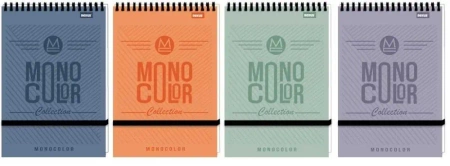 Kołonotes A6/96K kratka Monocolor (10szt) - Beniamin