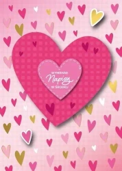 Karnet Walentynki wymienne napisy - Armin Style