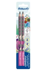Ołówek Combino pink 2szt - PELIKAN