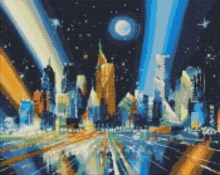 Diamentowa mozaika - Promienie metropolii 40x50 - Ideyka