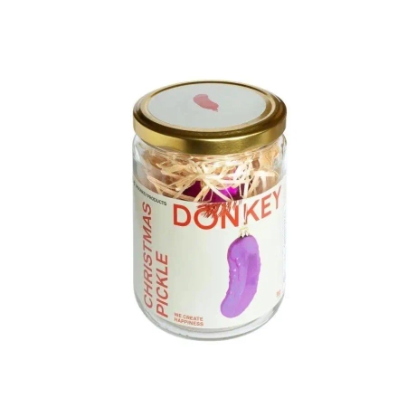 Bombka choinkowa - Christmas Pickle różowa - Donkey