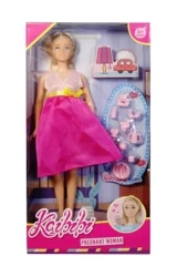 Lalka w ciąży z noworodkiem i akcesoriami - SWEDE