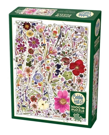 Puzzle 1000 Prasowane kwiaty: Wiosna G3 - Cobble Hill
