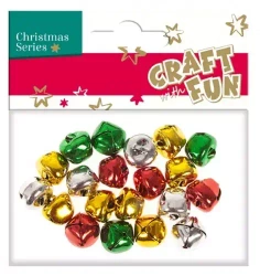 Ozdoba dekoracyjna, metalowe dzwoneczki, 20 sztuk