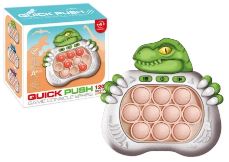 Gra sensoryczna dinozaur zielona - Leantoys