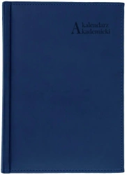 Kalendarz akad. 2025/2026 A5 tyg. Vivella granat - praca zbiorowa