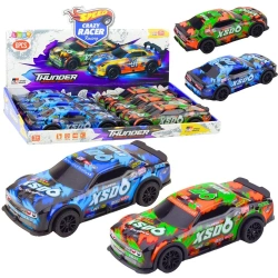 Wyścigówka z mapędem światłem i dźwiękiem MIX - Leantoys