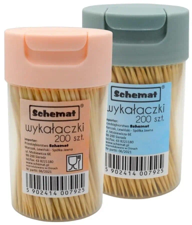 Wykałaczki 200szt MIX - Schemat