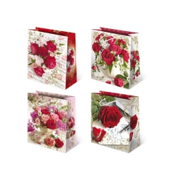 Torebki ozdobne T8-120 Róża romantyczna 10 sztuk - PAW S.C.