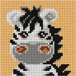 Haft. Moje pierwsze wyszywanie - Zebra - Anex-bis