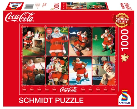 Puzzle 1000 PQ COCA-COLA Święty Mikołaj 110810 - Schmidt Puzzle