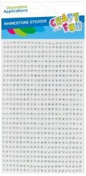 Ozdoba Dekoracyjna Samoprzylepna Kryształki 3mm Op.28szt. Craft with Fun 545873