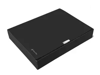 Teczka A4 box 55mm neon czarna - Panta Plast