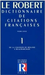 Dictionnaire poche citations francaises T.1 - Pierre Oster