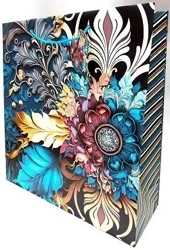 Torebka ozdobna matowa 35x37x12cm vintage GB23159 - Fresh