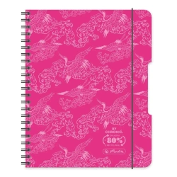 Brulion na spirali A4/80K kratka różowy (2szt) - HERLITZ