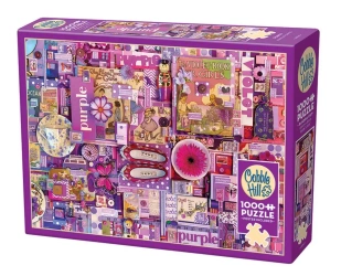 Puzzle 1000 Pomaluj mój świat na kolor fioletowy - Cobble Hill