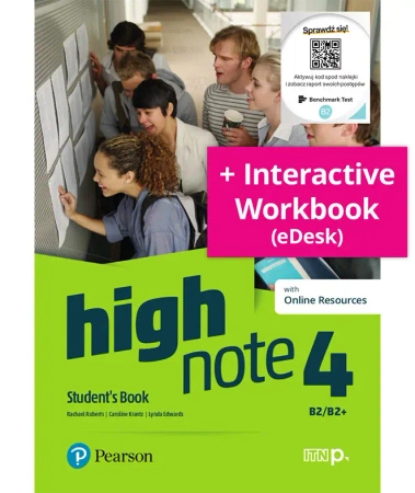 High Note 4. Student’s Book + Benchmark + klucz dostępu (Smart Book + Smart Workbook) - Rachael Roberts, Caroline Krantz, Lynda Edwards
